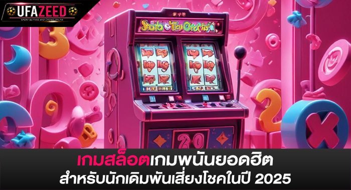 เกมสล็อต เกมพนันยอดฮิตสำหรับนักเดิมพันเสี่ยงโชคในปี 2025